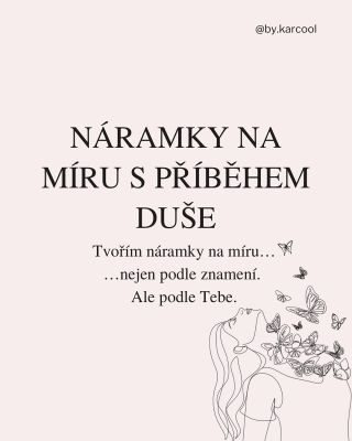 ✨ Tvořím náramky s příběhem duše. Nejde jen o kameny. Jde o Tebe. O tvůj příběh, energii, životní fázi, kterou právě...