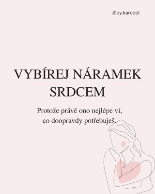 ✨ Vybírej náramek srdcem. Ne podle toho, co říká rozum, módní trendy nebo co si myslíš, že „by se mělo“. Každý kámen k...